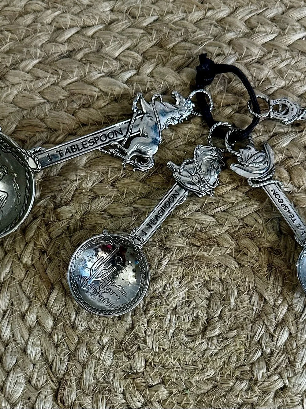 Western Cowboy Horses Decorative Measuring Spoons